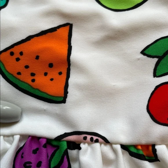 Hanna Andersson Girls Fruit Print Tankini - Picture 7 of 9